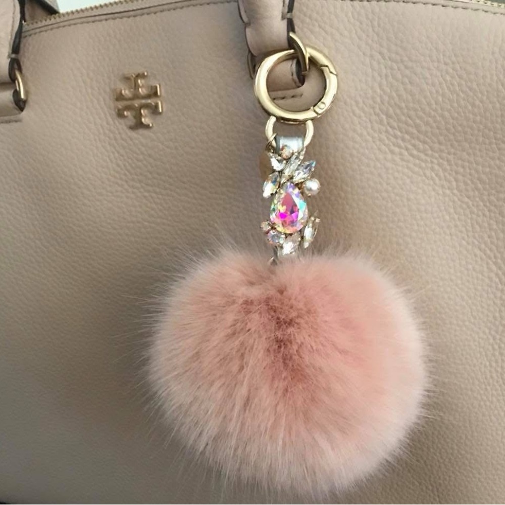 ANNAKATE Glam Pompom Charm - Handbag Charm